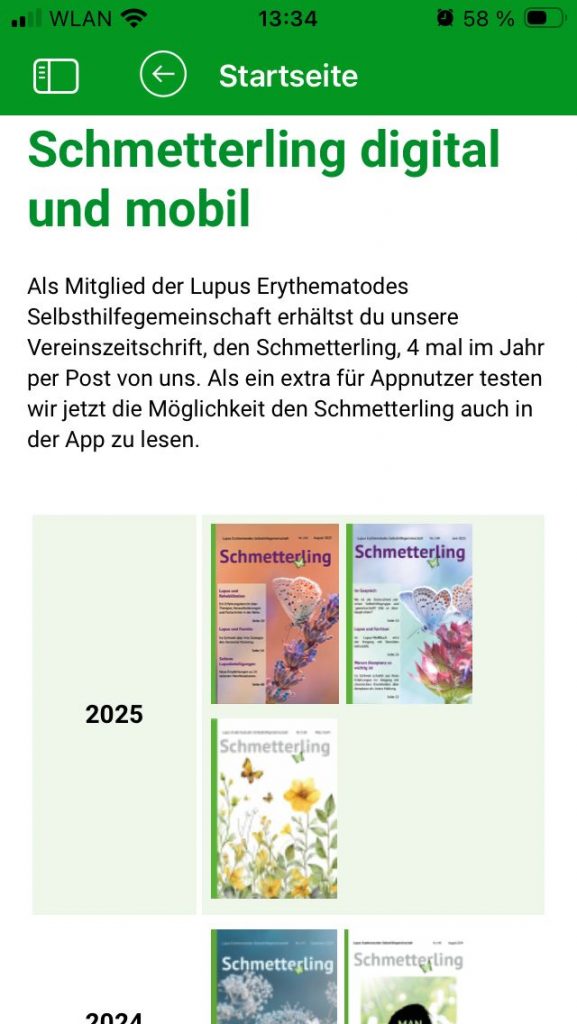 Schmetterling lesen